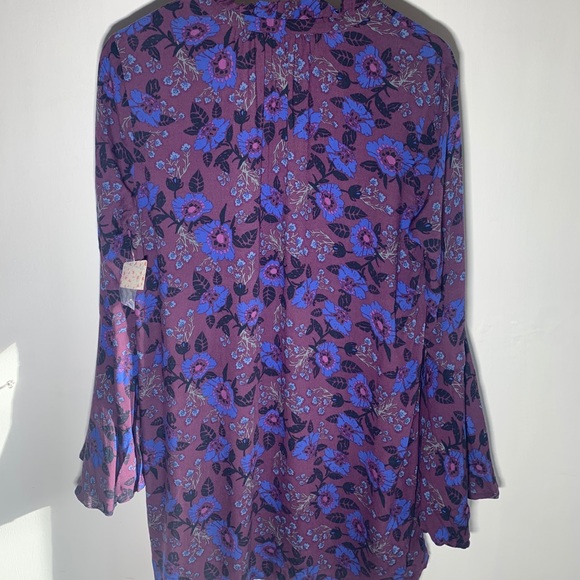 nwt free people floral tunic - Picture 8 of 9